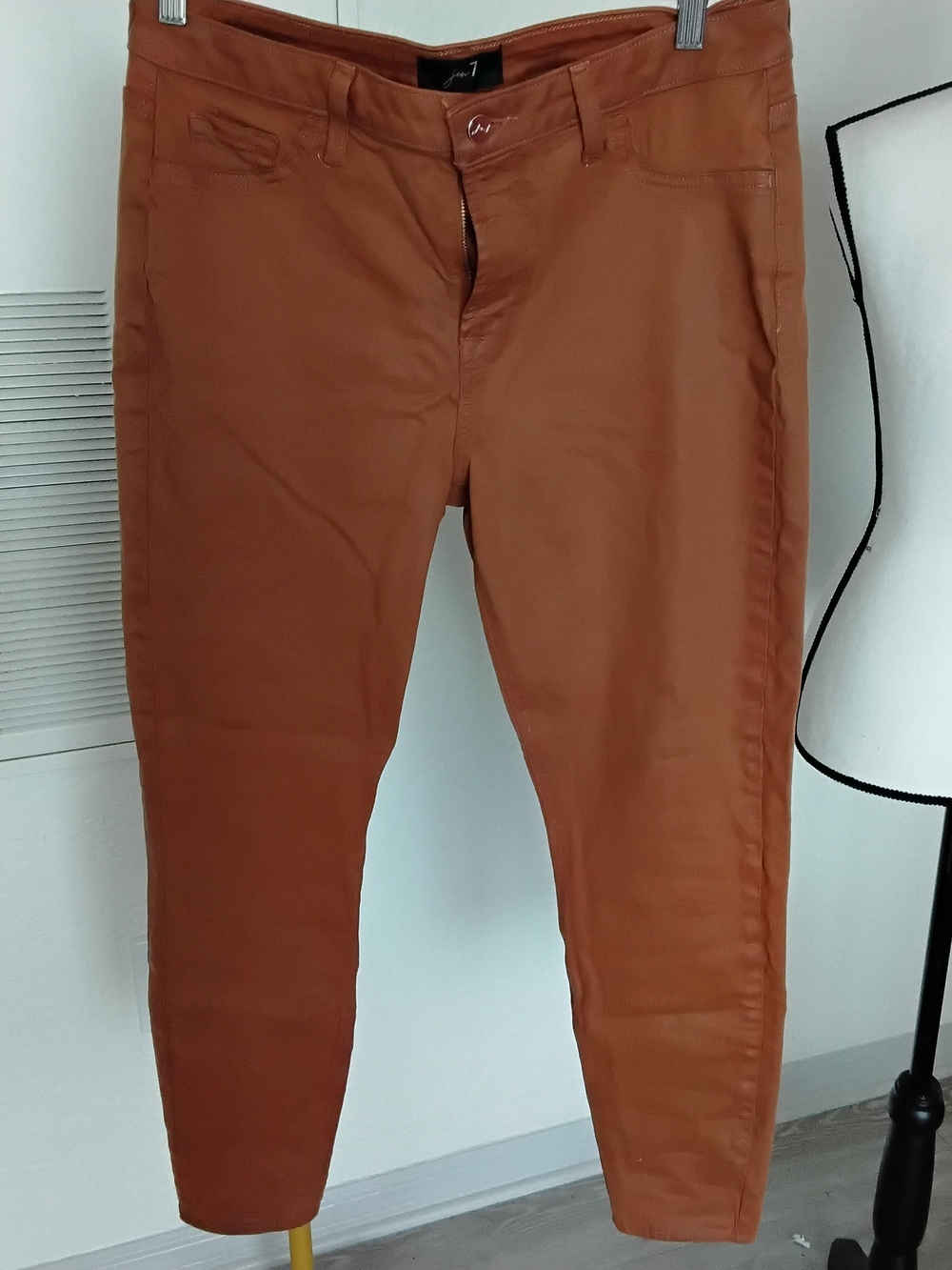7 For All Mankind Brown Skinny Jeans